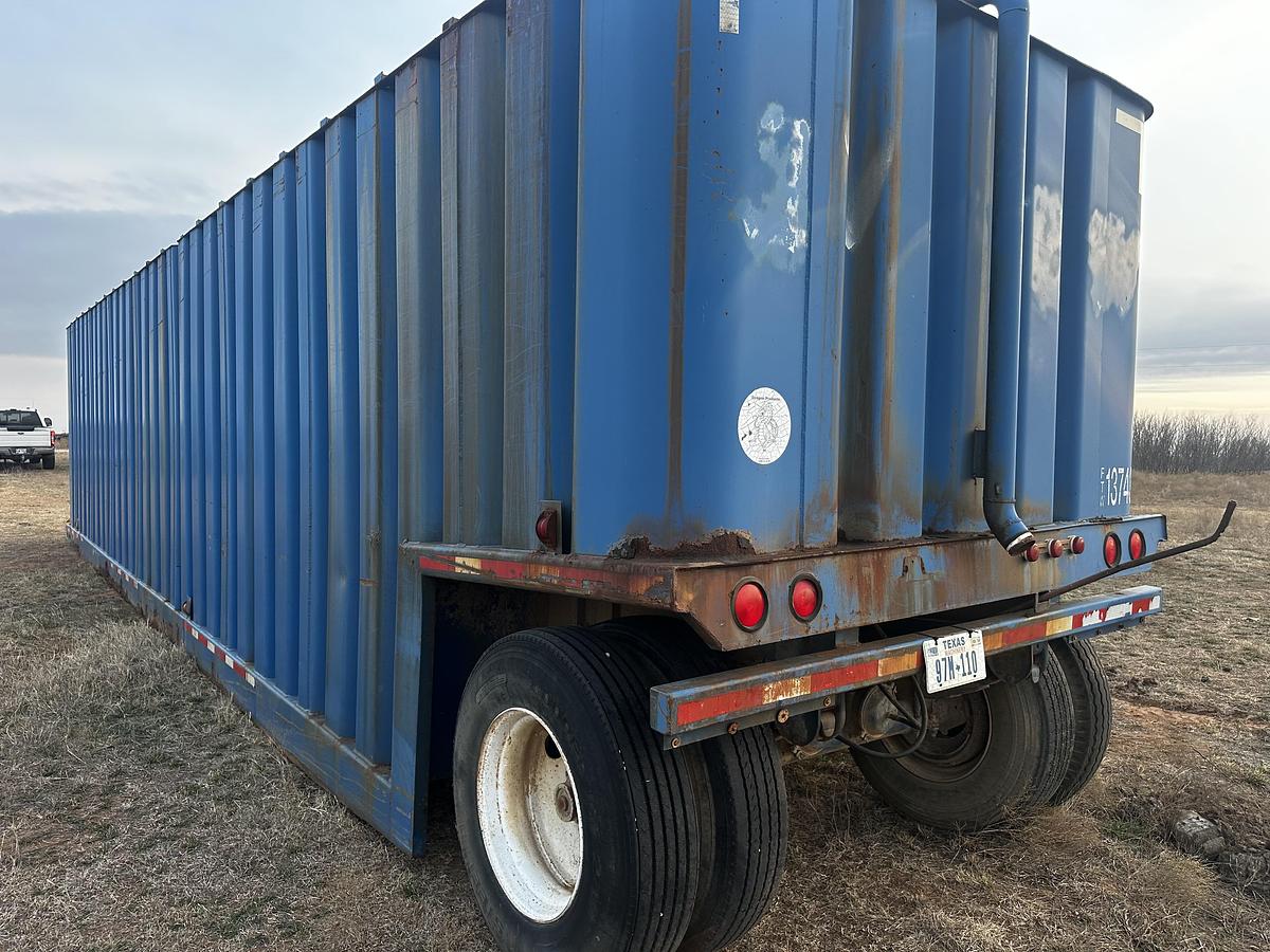 Used 500BBL Frac Tanks- 43x8.5x11, Corrugated Steel, V-bottom, Used Basic Refurb