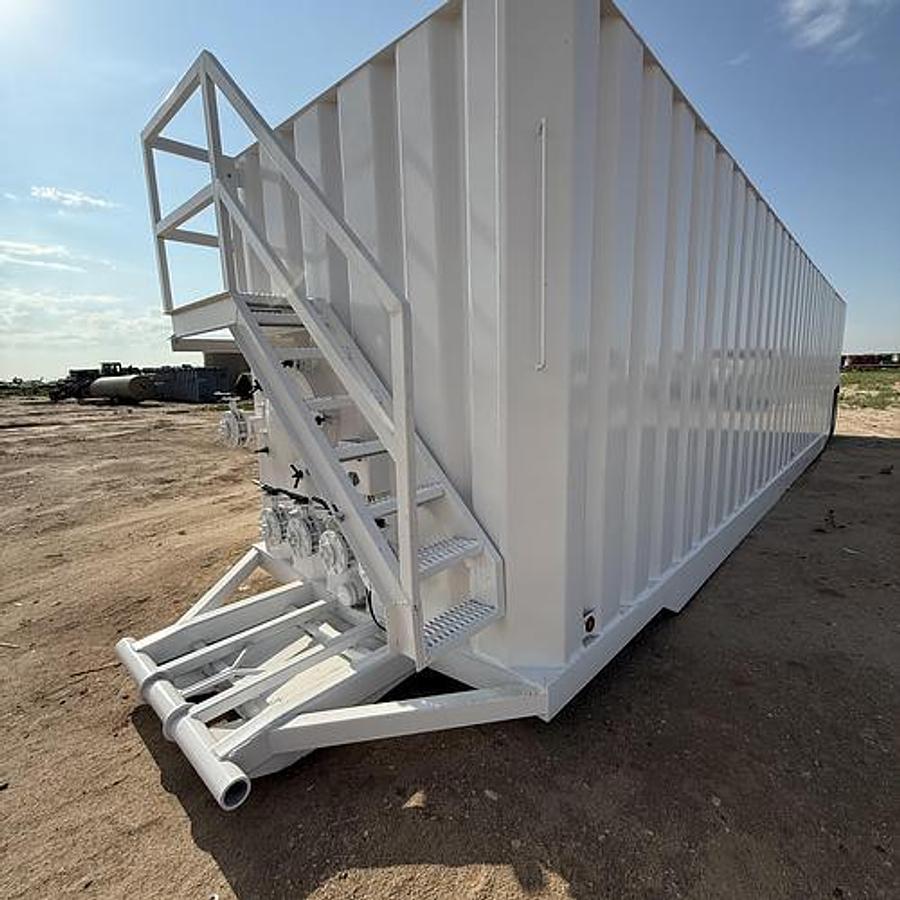 Refurbished Dragon 500BBL Frac Tanks- 43x8.5x11, Corrugated Steel, V-bottom, Full Refurb (2013)