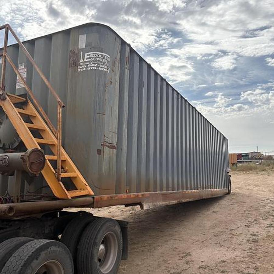 Used Dragon 500BBL Frac Tanks- 43x8.5x11, Corrugated Steel, V-bottom, Used Basic Refurb (2012)