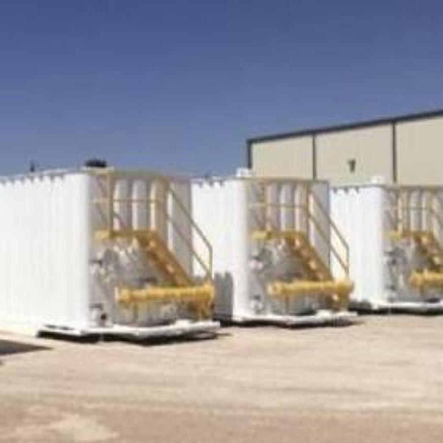 Refurbished 500BBL Frac Tanks- 43x8.5x11, Corrugated Steel, V-bottom, Full Refurb