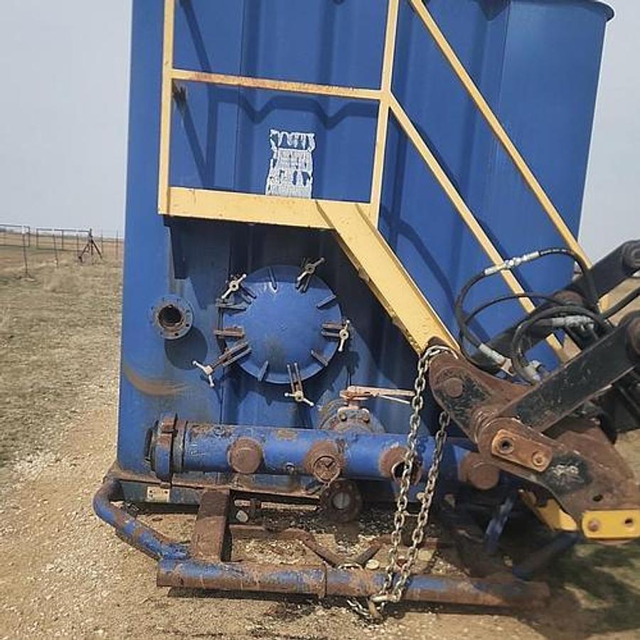 Used Dragon 500BBL Frac Tanks- 43x8.5x11, Corrugated Steel, V-bottom, Used Basic Refurb (2008)