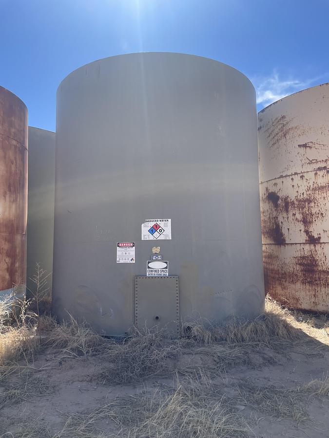 Used Permian Tank 500BBL Vertical Storage Tanks – 15’6” x 16’, Carbon Steel, Flat Bottom, Used Basic Refurb, 2014