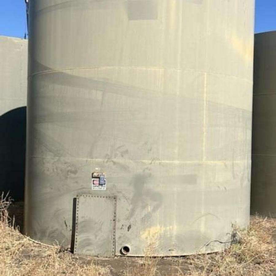 Used 500BBL Vertical Storage Tanks – 12’ x 25’, Carbon Steel, Flat Bottom, Used Basic Refurb