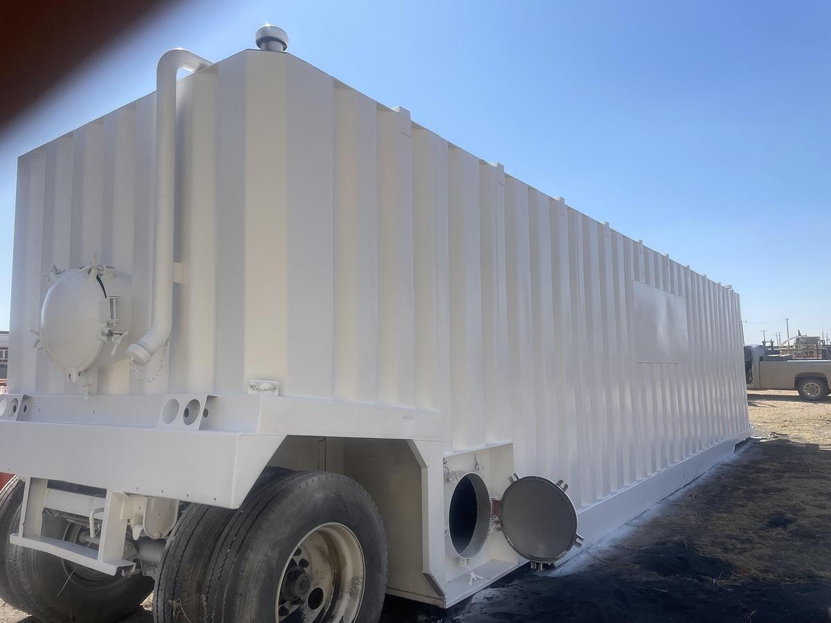 Refurbished 500BBL Frac Tanks- 43x8.5x11, Corrugated Steel, V-bottom, Full Refurb