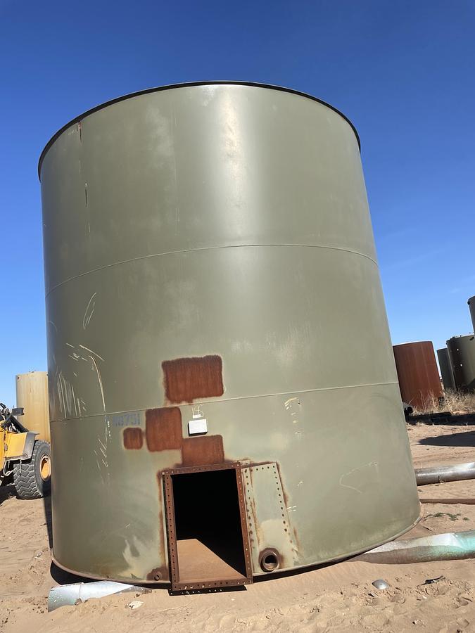 Used Accurate Inc 500BBL Vertical Storage Tanks – 15’6” x 16’, Carbon Steel, Flat Bottom, Used Basic Refurb, 2014