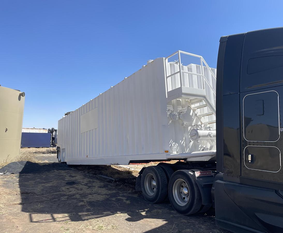 Refurbished 500BBL Frac Tanks- 43x8.5x11, Corrugated Steel, V-bottom, Full Refurb 