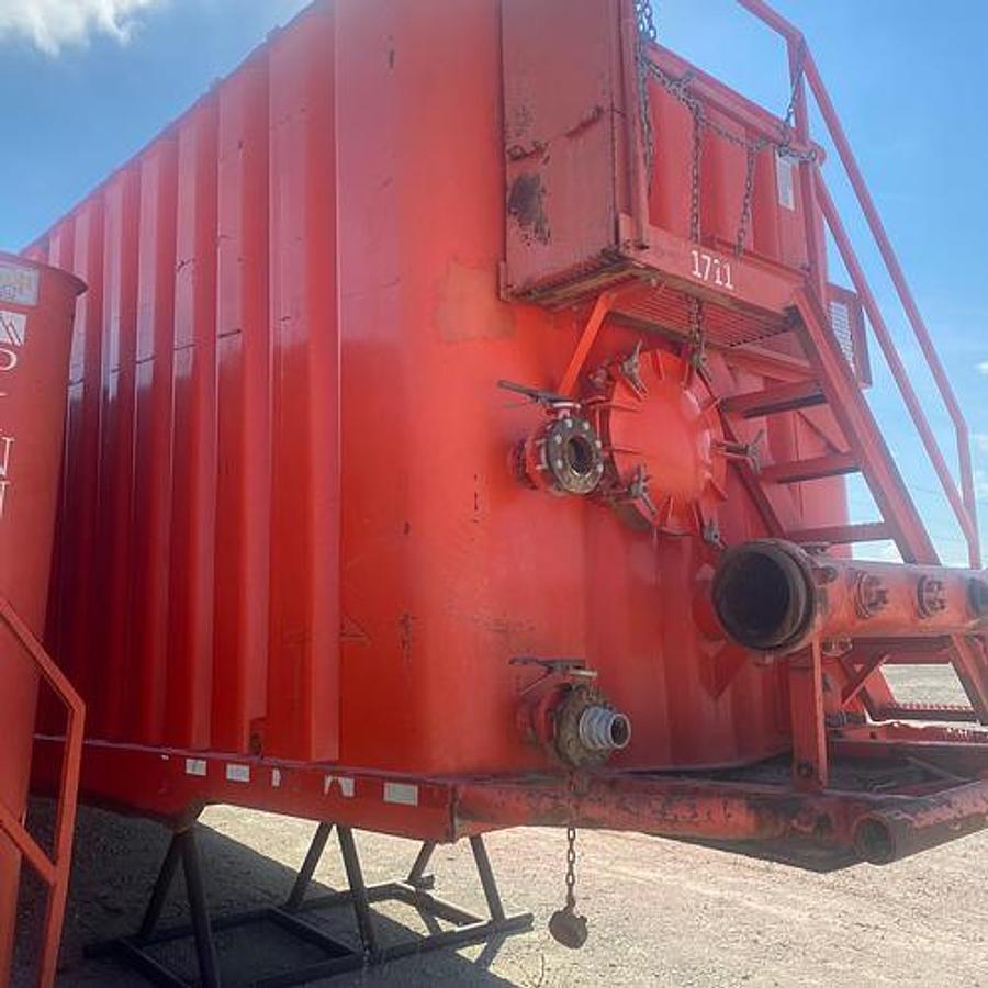 Used Dragon 500BBL Frac Tanks - 43x8.5x11, Corrugated Steel, V-bottom, Used Basic Refurb 2011