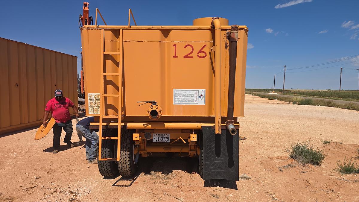 Used 500BBL Frac Tanks- 43x8.5x11, Corrugated Steel, V-bottom, Used Basic Refurb