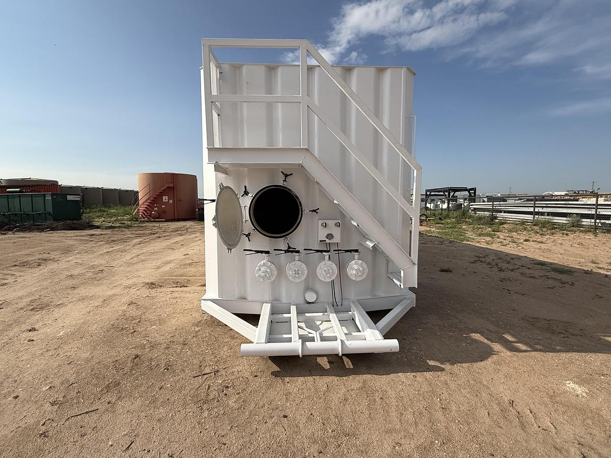 Refurbished 500BBL Frac Tanks- 43x8.5x11, Corrugated Steel, V-bottom, Full Refurb