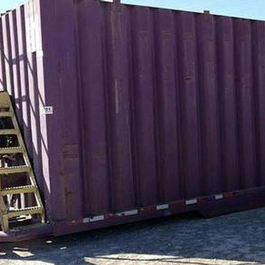 Used 500BBL Frac Tanks- 43x8.5x11, Corrugated Steel, V-bottom, Used Basic Refurb