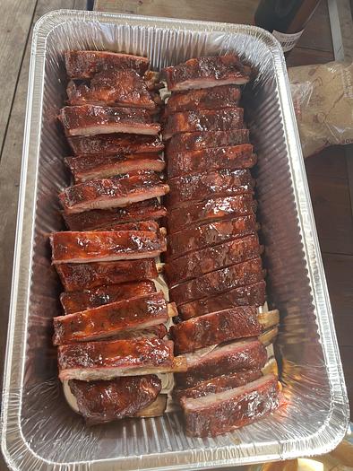 Used 35' gooseneck BBQ trailer 