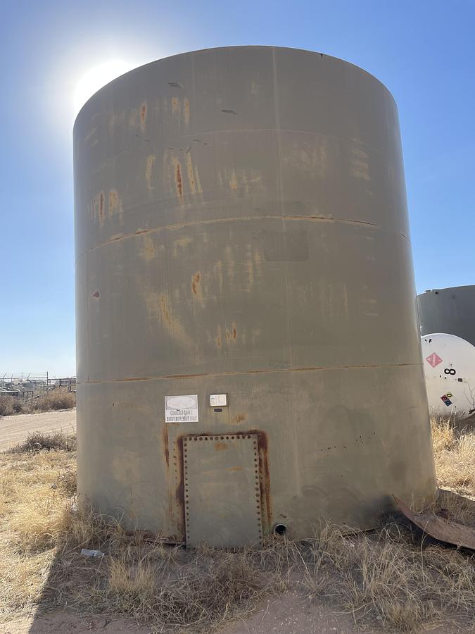 Used Viking Inc 500BBL Vertical Storage Tanks – 15’6” x 16’, Carbon Steel, Flat Bottom, Used Basic Refurb, 2010