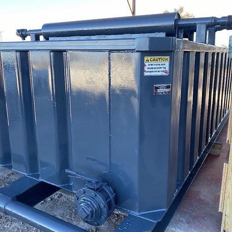 Refurbished 500BBL Open Top Frac Tanks w/ Gas Busters – Corrugated Steel, V-bottom, Full Refurb