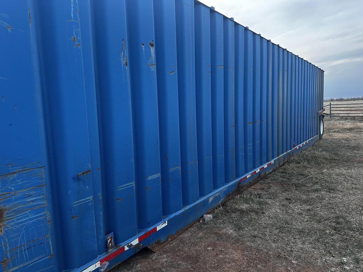 Used 500BBL Frac Tanks- 43x8.5x11, Corrugated Steel, V-bottom, Used Basic Refurb