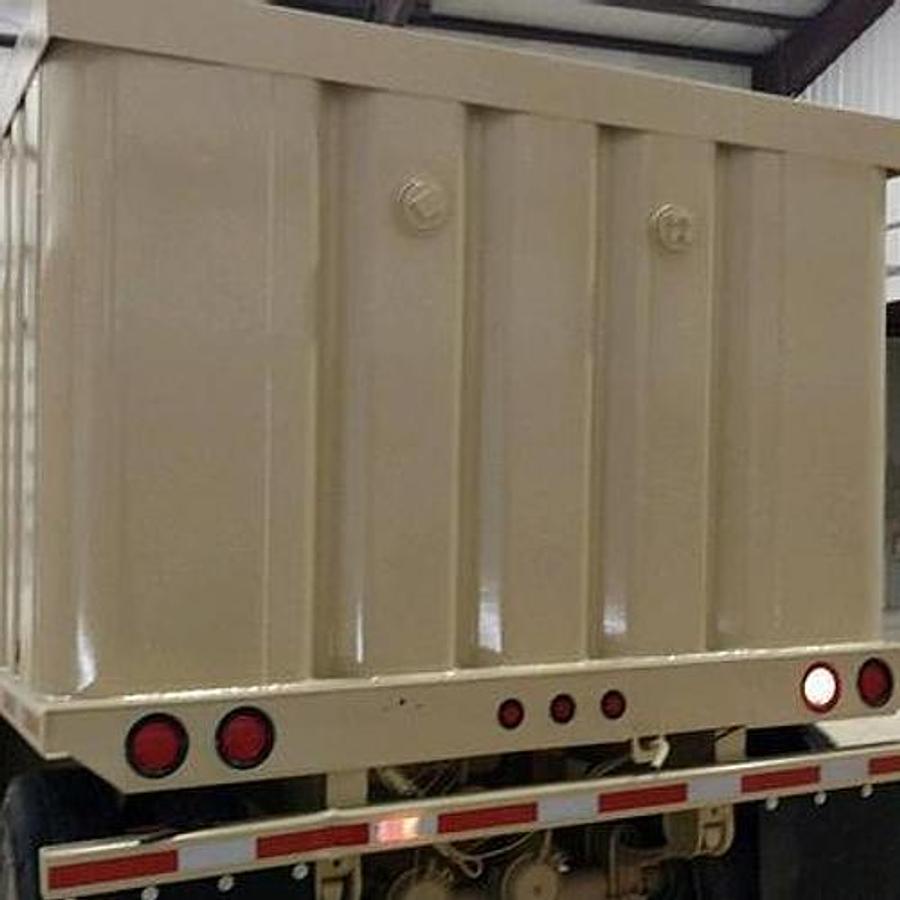 Refurbished 500BBL Open Top Frac Tanks- 43x8.5x11, Corrugated Steel, V-bottom, Full Refurb