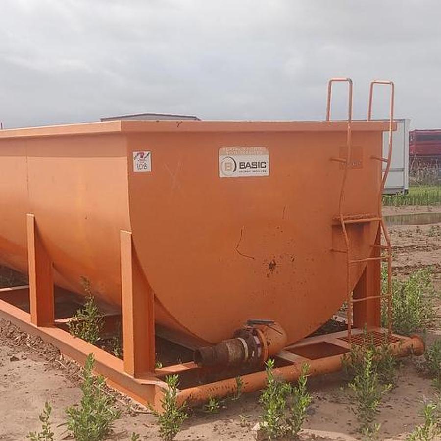 Used 250BBL Open Top Frac Tanks w/ Gas Busters – Corrugated Steel, Round Bottom, Used Basic Refurb