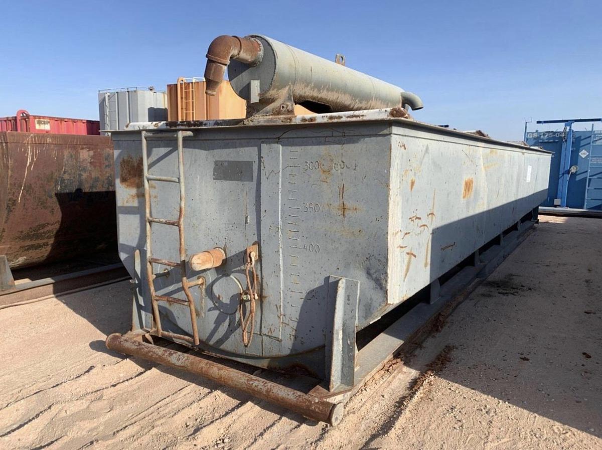 Used 375BBL Open Top Tanks w/ Gas Busters – Skidded, Round Bottom, Used Basic Refurb