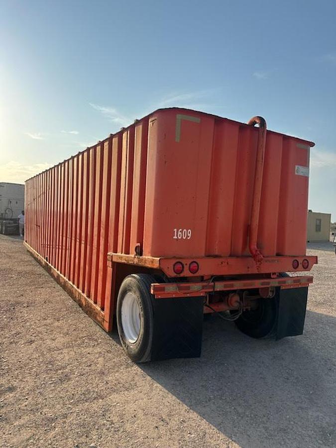 Used 500BBL Frac Tanks- 43x8.5x11, Corrugated Steel, V-bottom, Used Basic Refurb