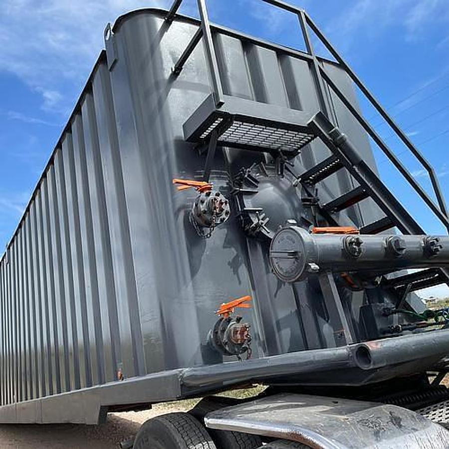 Refurbished Dragon 500bbl Frac Tanks- 43x8.5x11, Corrugated Steel, V-bottom, Full Refurb (2011)