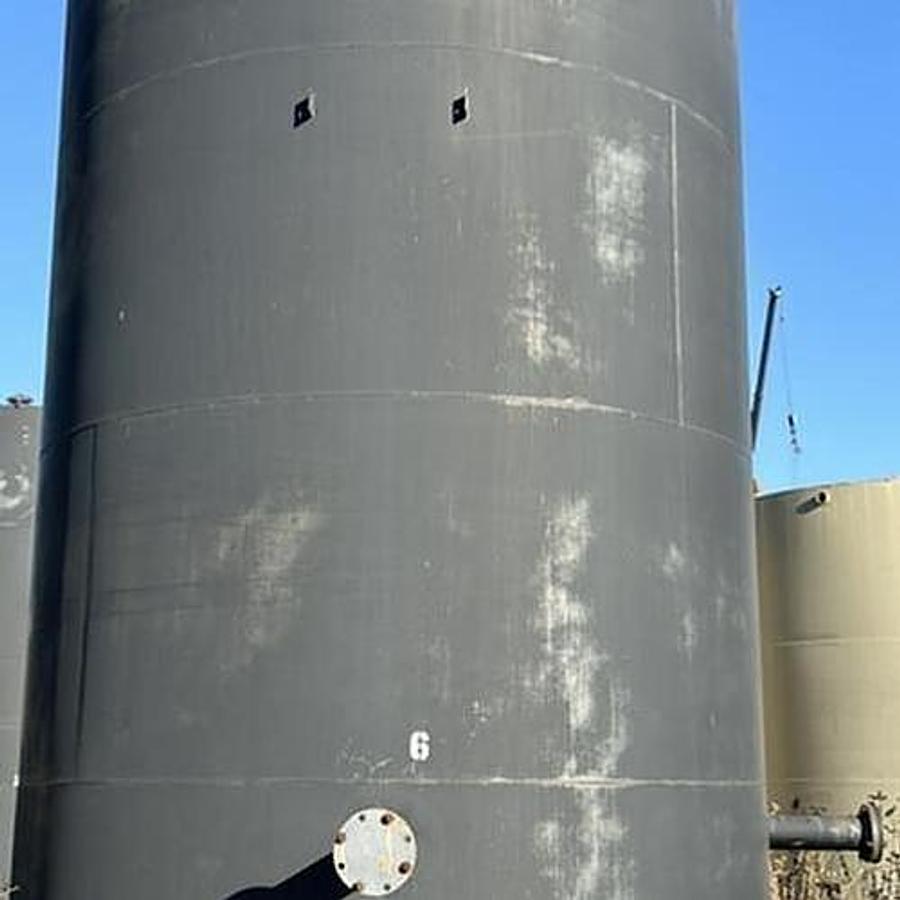 Used 400BBL Vertical Storage Tanks - 12’ x 20’, Carbon Steel, Flat Bottom, Used Basic Refurb