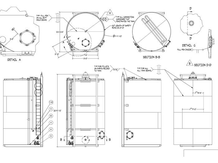 Upright Storage Tank