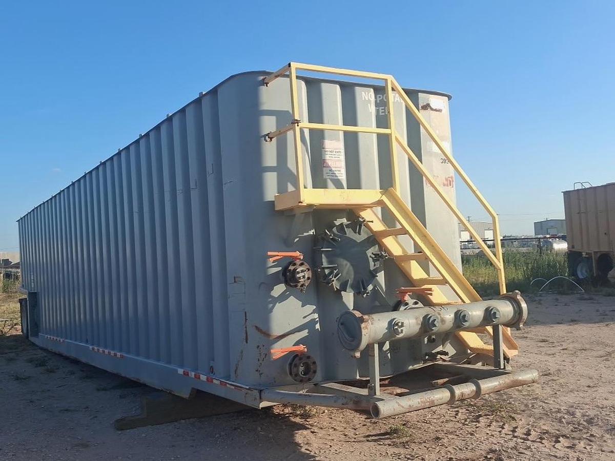 Used Dragon 500BBL Frac Tanks- 43x8.5x11, Corrugated Steel, V-bottom, Used Basic Refurb