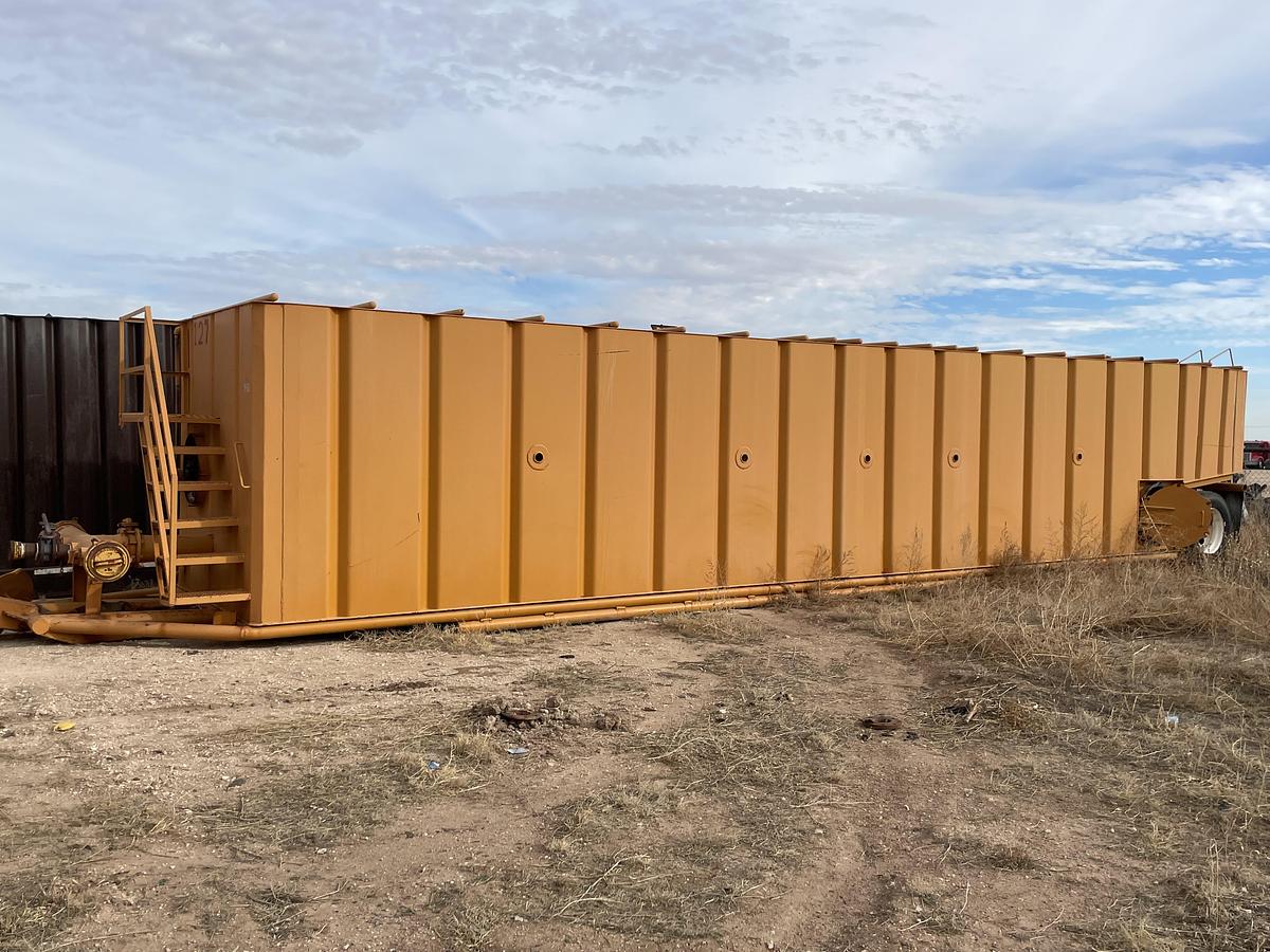 Used 500BBL Frac Tanks- 43x8.5x11, Corrugated Steel, V-bottom, Used Basic Refurb