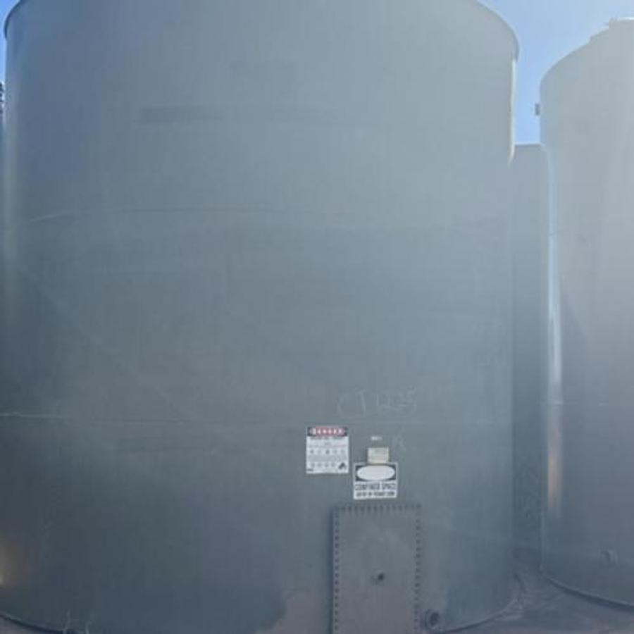 Used 500BBL Vertical Storage Tanks - 15.5’ x 16’, Carbon Steel, Flat Bottom, Used Basic Refurb (2012)