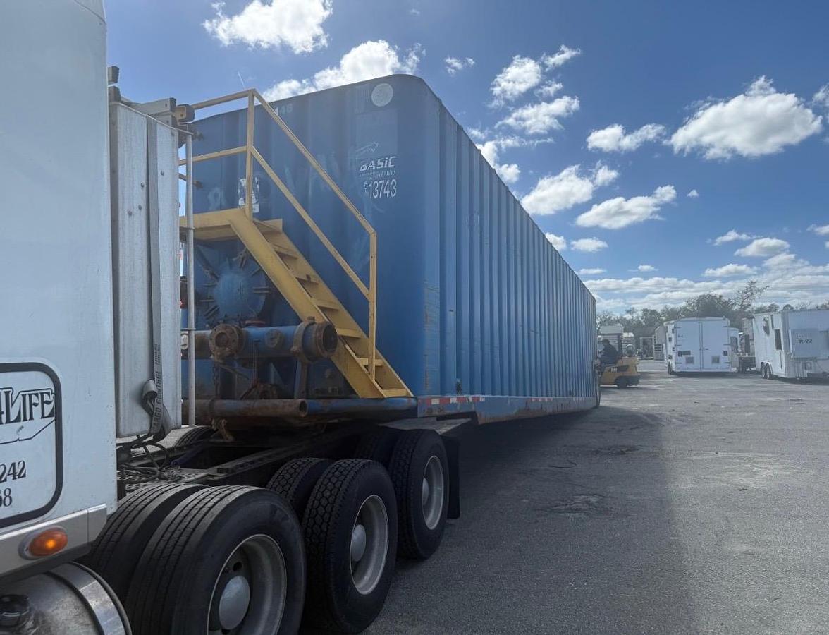 Used 500BBL Frac Tanks- 43x8.5x11, Corrugated Steel, V-bottom, Used Basic Refurb