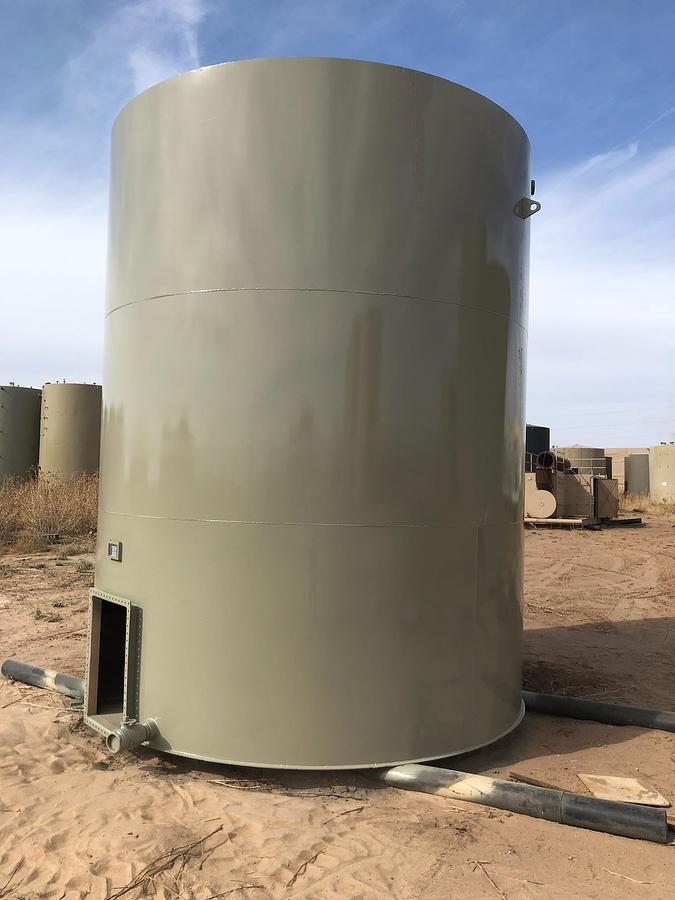 Used 210-1,000bbl Vertical Storage Tanks - Carbon Steel, Flat Bottom, Used Basic Refurb