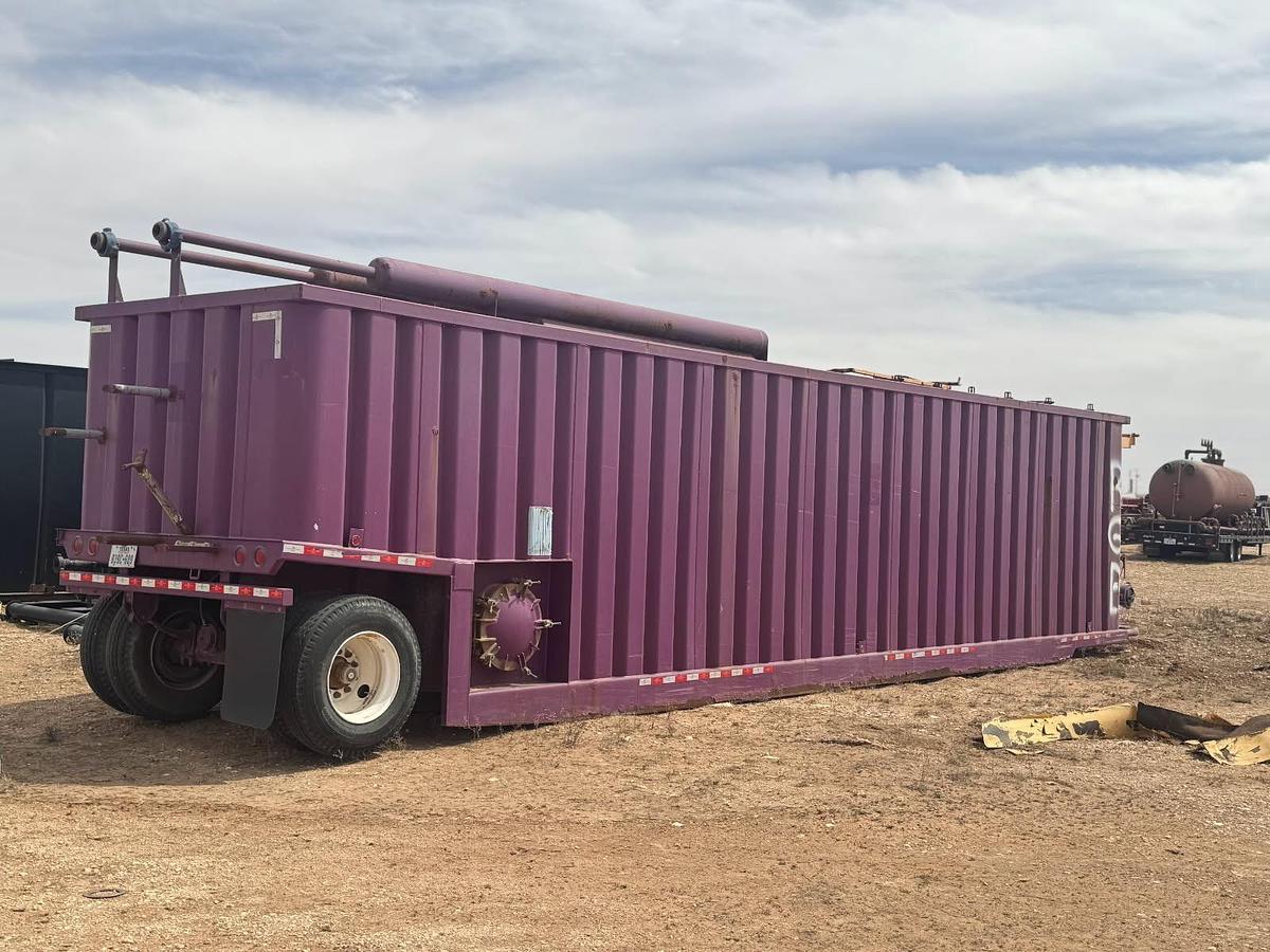 Used 500BBL Frac Tanks- 43x8.5x11, Corrugated Steel, V-bottom, Used Basic Refurb