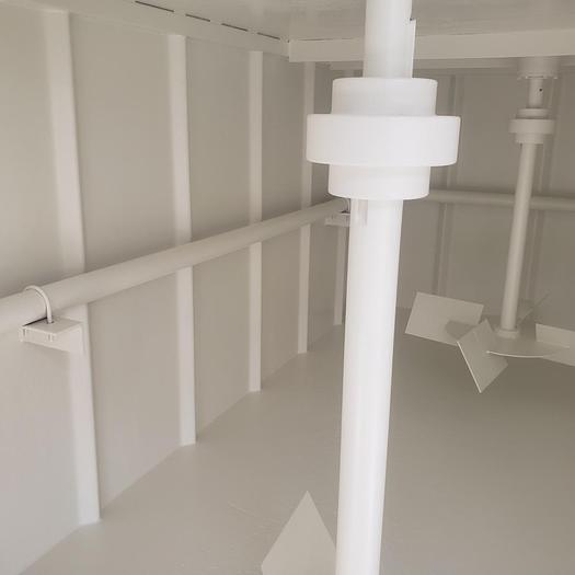 Refurbished (7) 175bbl Refurbed skidded agitated tanks 