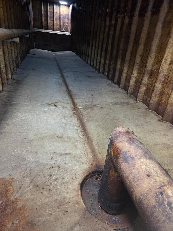 Used Dragon 500BBL Frac Tanks- 43x8.5x11, Corrugated Steel, V-bottom, Used Basic Refurb