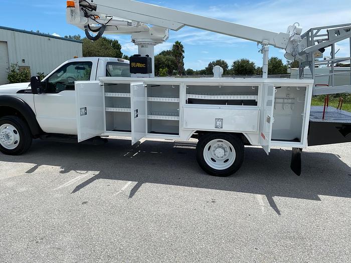 Used 2011 Ford F550 Altec AT235P Cable Placer Bucket Truck - 03053