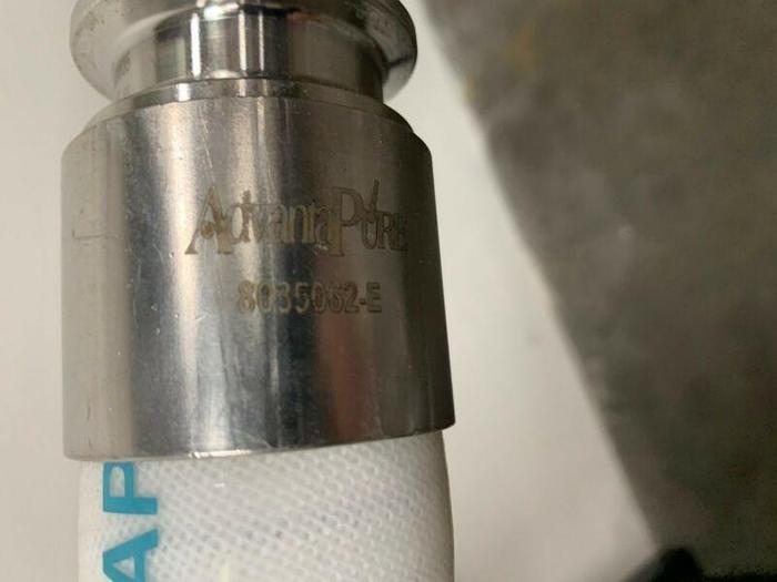 Used AdvantaPure APSW-P-1500 2" x 84" Flexible Silicone Hose 150PSI