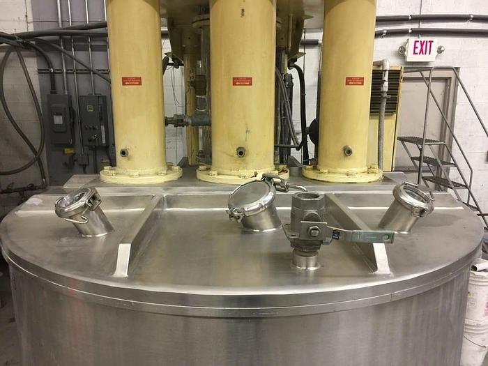 Used 300 GALLON ROSS TRIPLE SHAFT VERSAMIX  – S/S – VACUUM – JACKETED (#9035)