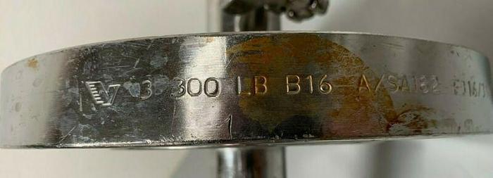 Used Viraj India Stainless Steel Spray Ball w/ 4" & 8" Flange Fittings