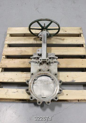 Used Rovalve S17D10-MH-X 10" Hand Operated Knife Gate Valve #32267