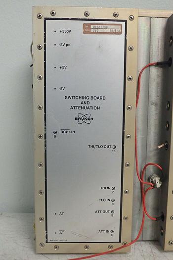 Used Bruker Type 360 Switching Board and Attenuation PA Class C PA Linear Unit