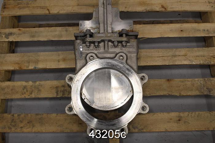 Used Velan 8" Hand Operated Knife Gate Valve #43205