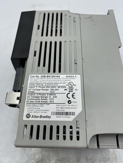 Used A-B Allen Bradley 22B-B012N104
