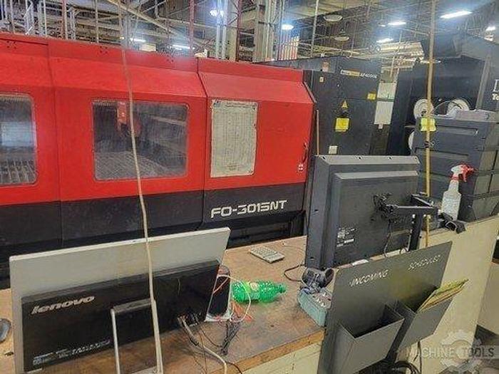 Used 2007 - 4000 Watt Amada FO-3015NT CNC CO2 Laser