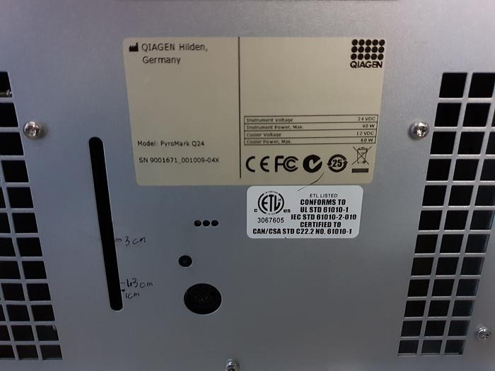 Used Qiagen PyroMark Q24 Sequencer