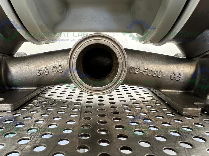 Used Wilden  Stainless Steel T2  Air-Operated Double Diaphragm Pump 1 1/2"