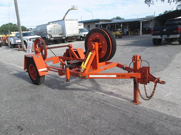 Used Single Axle Cable Reel Trailer