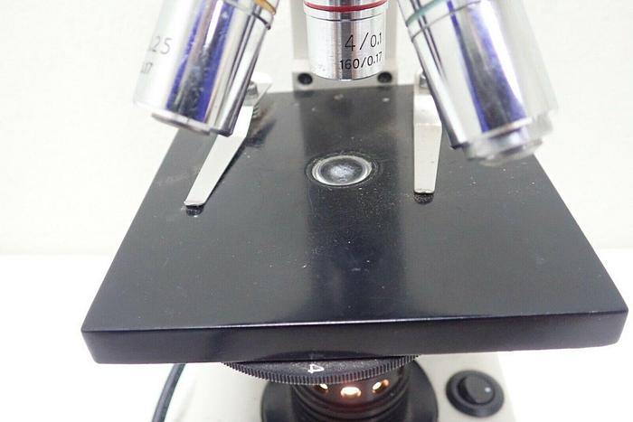 Used L&M? Unbranded Compact Student Monocular Microscope with 3 Objectives