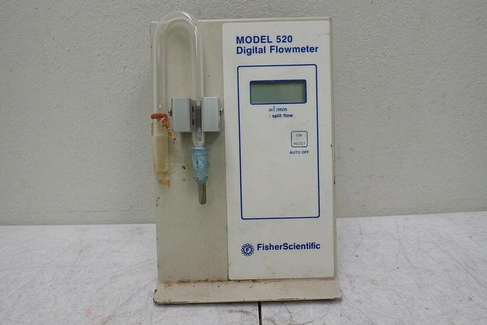 Used Fisher Scientific MODEL 520 Digital Flow Meter