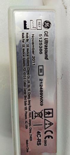 Gebraucht GE Ultrasonde 4C-RS