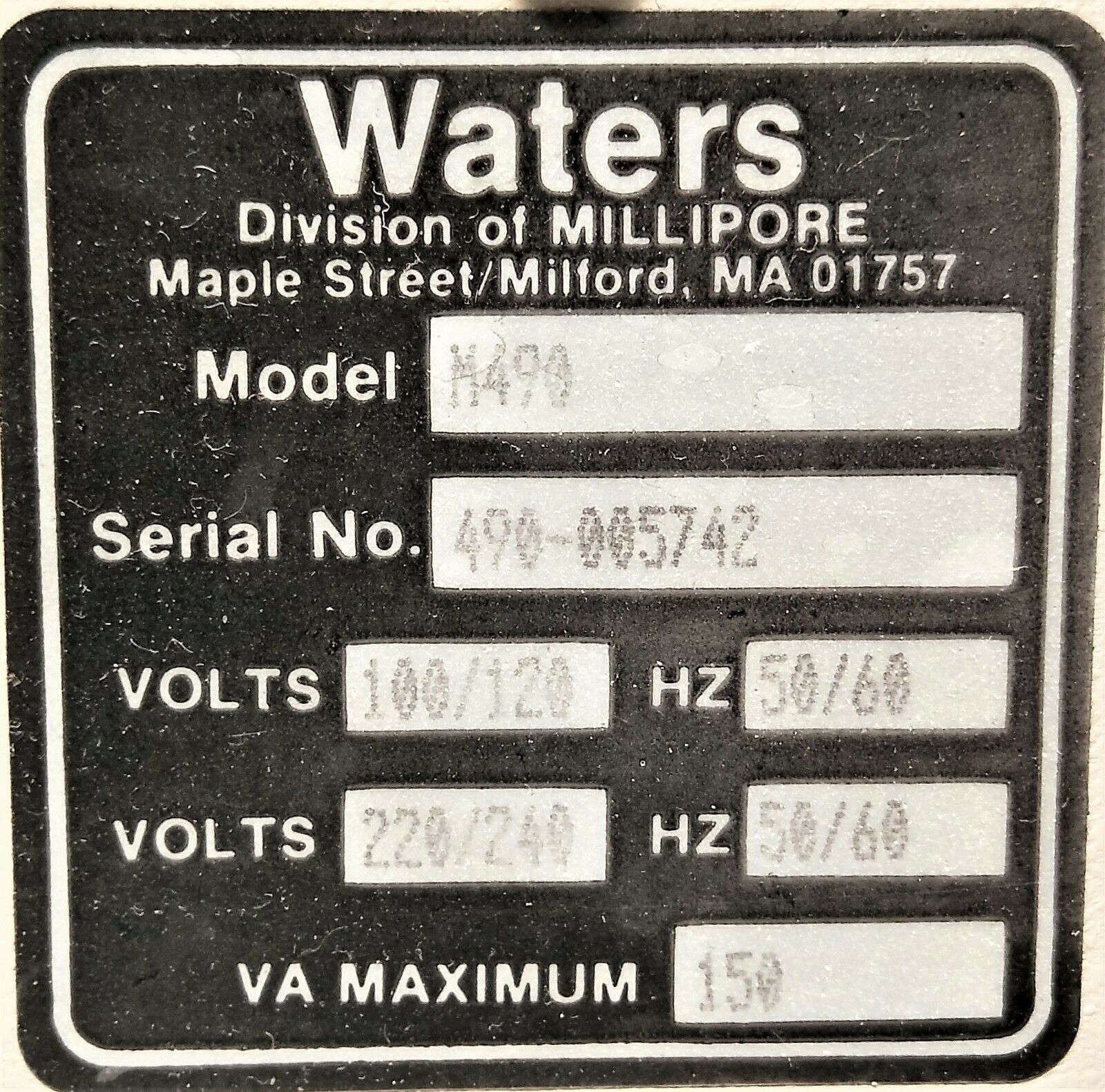 Used Waters M490E Programmable Multiwavelength Detector