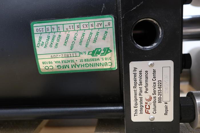 Unused ITT C67 4" Air Operated Knife Gate Valve #44133